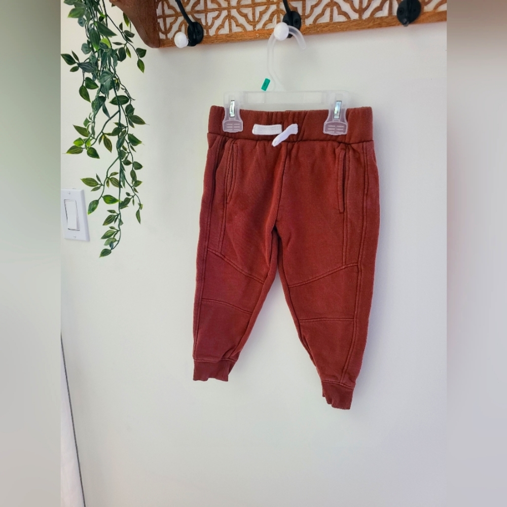 Little Earthling Rust Joggers